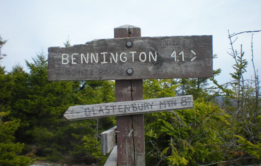 Sign in the Bennington Triangle