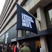 Men's London Fashion Week sign