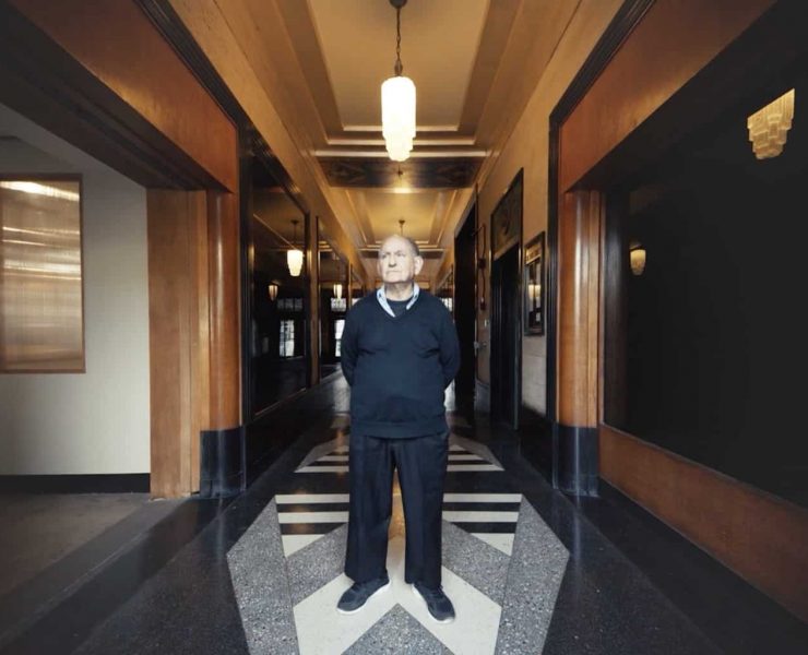 Ruben in hallway from short film Ruben's Elevator 