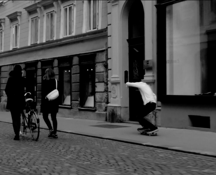 Signature skating through the city