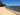 A deserted shore line of a beach