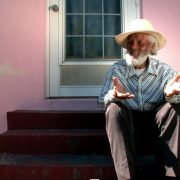 88-year-old Bermudian Johnny Barnes AKA Mr. Happy Man