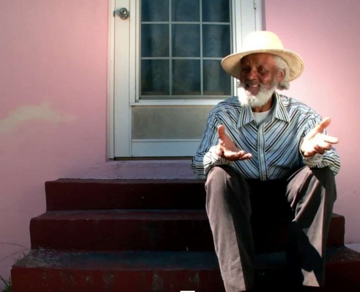 88-year-old Bermudian Johnny Barnes AKA Mr. Happy Man