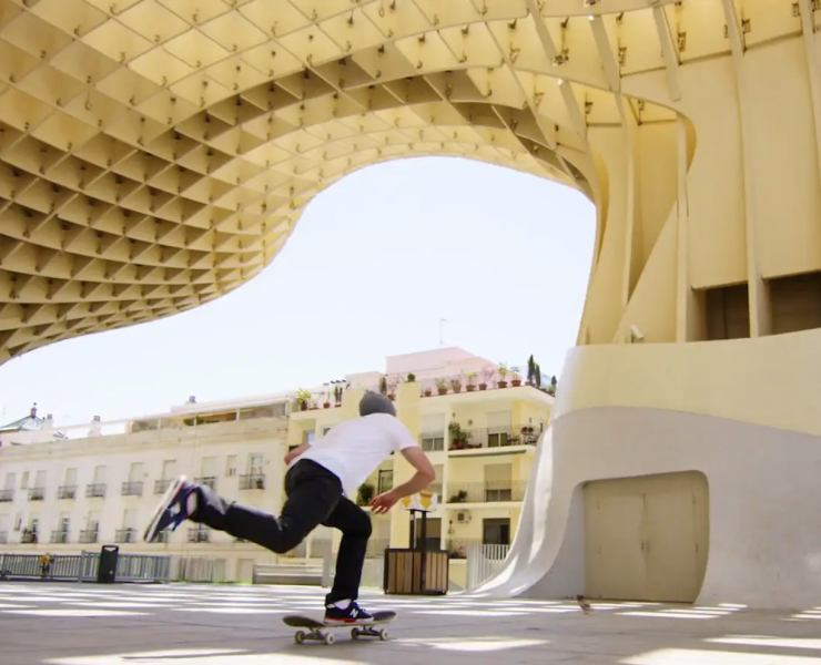 Skateboarding through Spain
