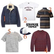 A collage of Stranger Things style suggestions
