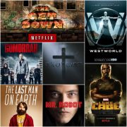 Montage of TV box sets