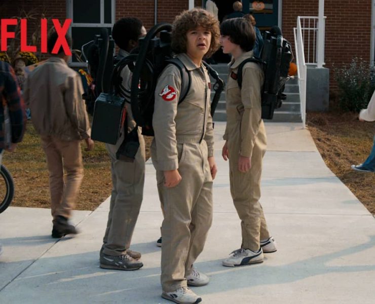Shot of Dustin from Stranger Things 2