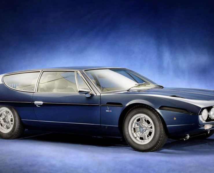 A blue Lamborghini Espada