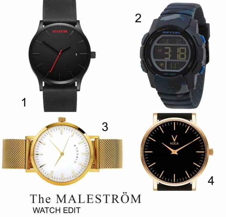 A selection of the best men's watches