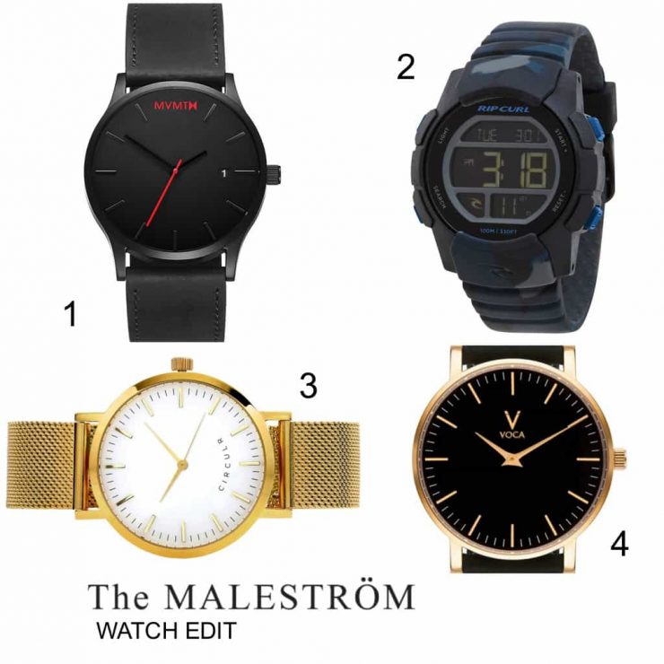 A selection of the best men's watches