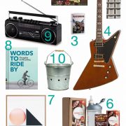 A montage of Father's Day gift ideas