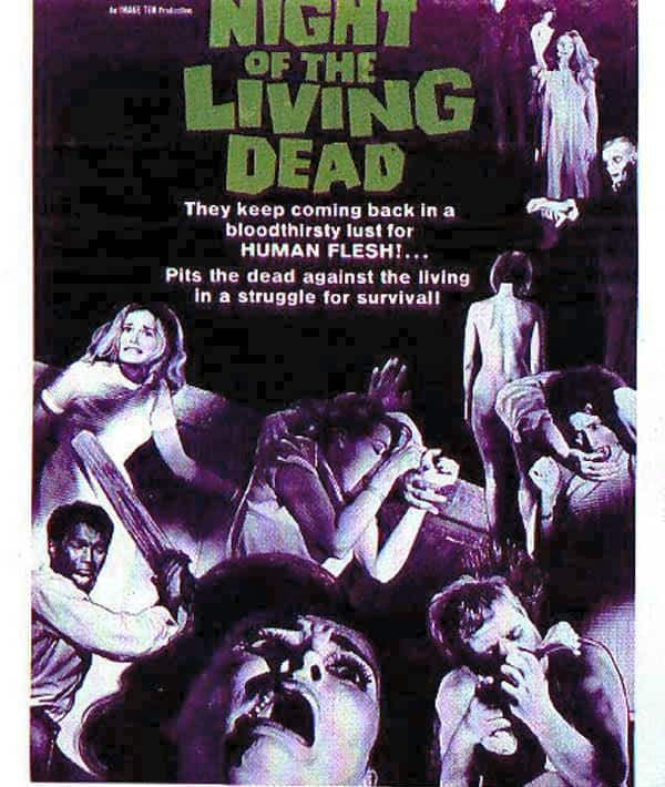 Zombies film Night Of The Living Dead