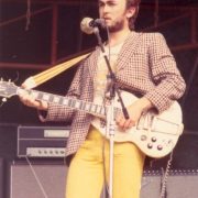 Ollie Halsall on stage