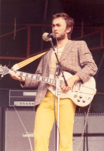 Ollie Halsall on stage