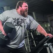 Eddie Hall lifting weights