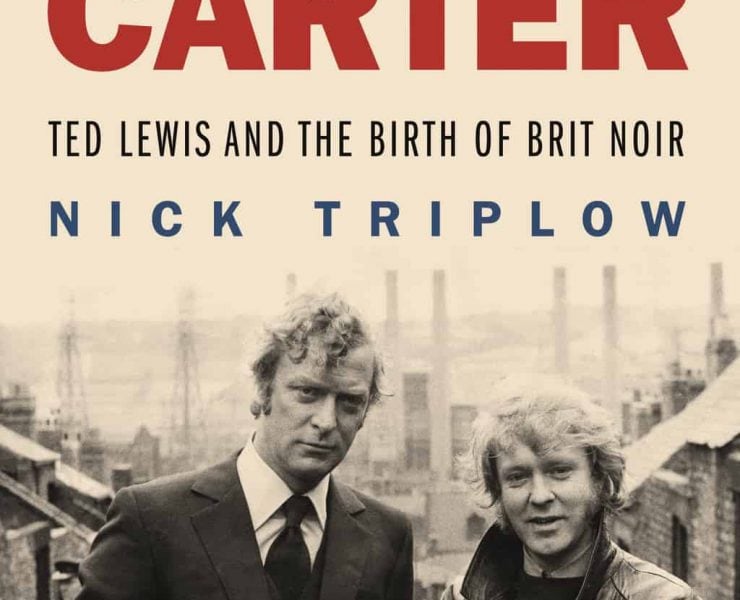 Michael Caine standing alongside author Ted Lewis