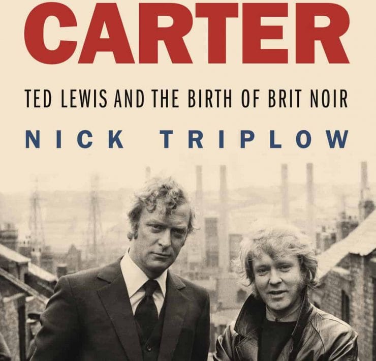 Michael Caine standing alongside author Ted Lewis