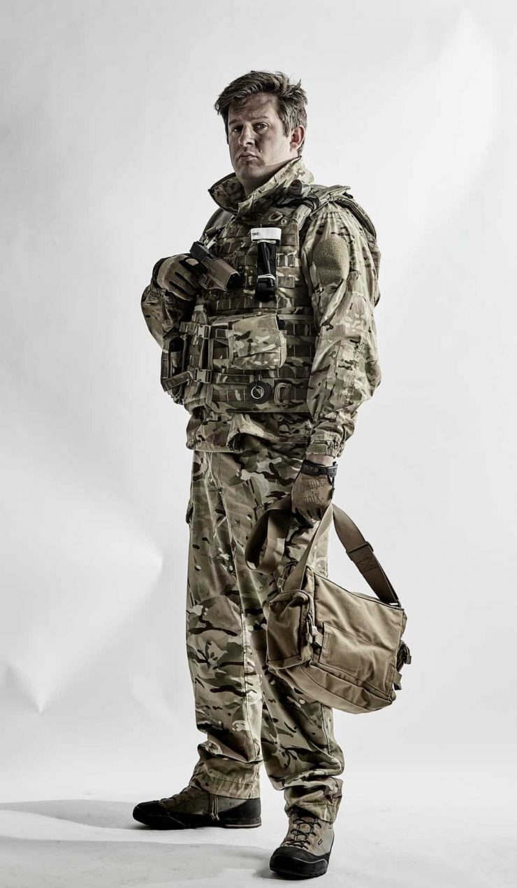 Bomb disposal expert Kim Hughes