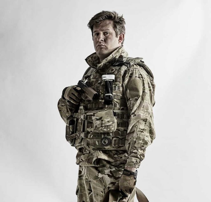 Bomb disposal expert Kim Hughes