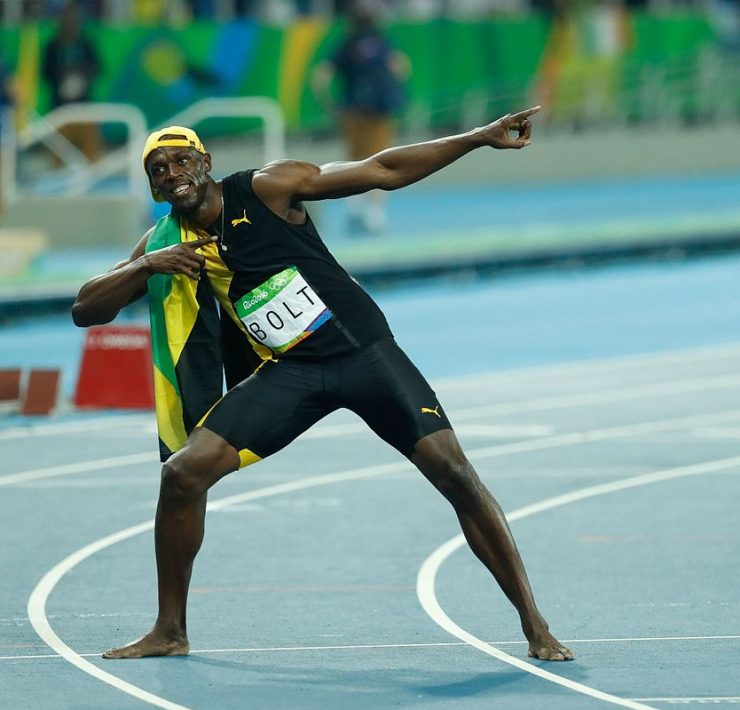 Usain Bolt at Rio 2016 Olympics
