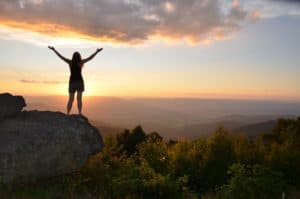 Sunset over the Appalachian Trail