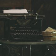 An old typewriter