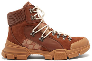 GUCCI Flashtrek leather high-top trainers