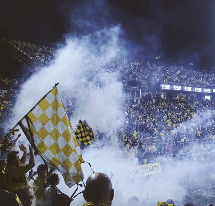 European football stadium