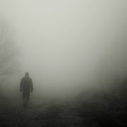 man in fog