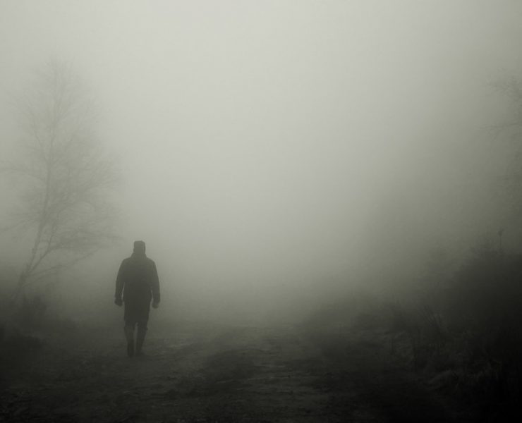 man in fog