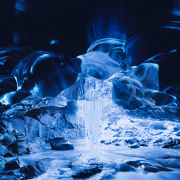 Richard Mosse, Ice Cave, Vatnajökull, 2014. Copyright Richard Mosse, Courtesy of Project Pressure