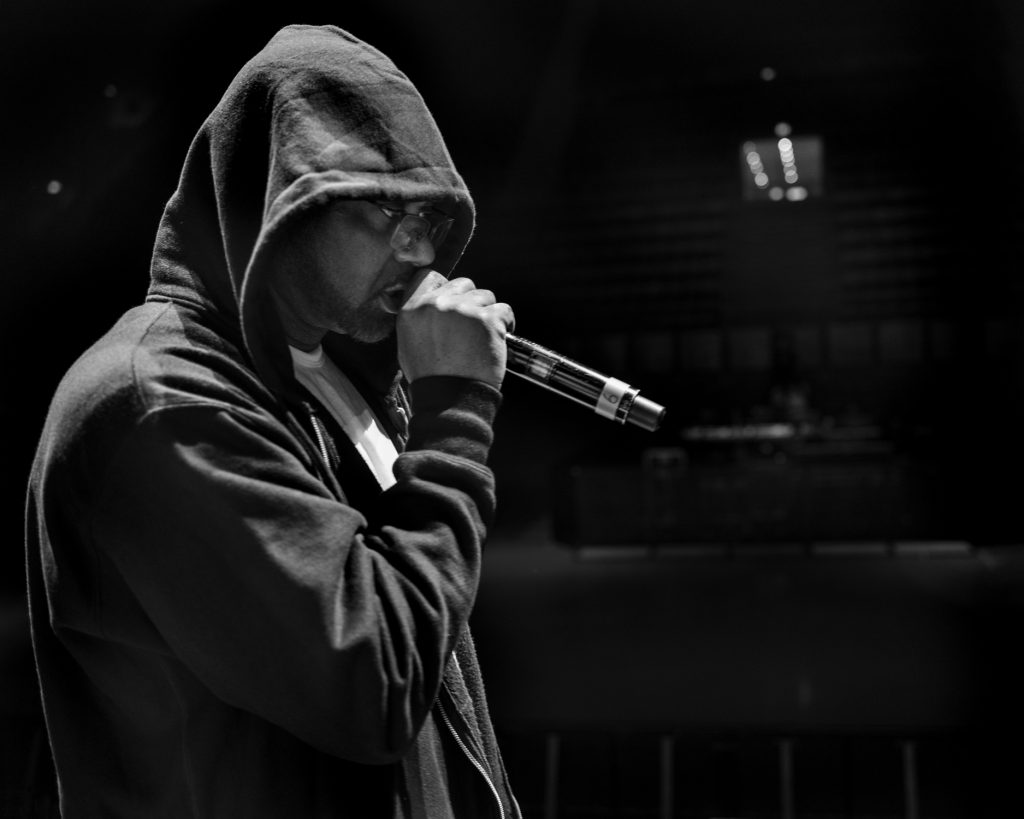 Masta Killa sound checking on the Gods of Rap tour