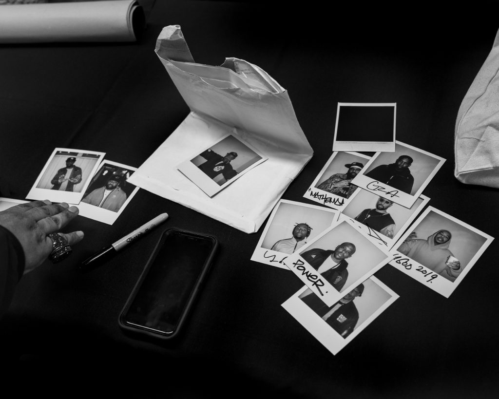 Polaroids of the Wu-Tang Clan