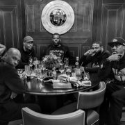 Power, Gano, Divine, GZA, Math and Deck having dinner after a show