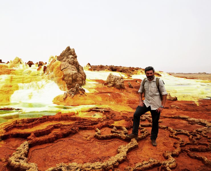 Reza Pakraven in the Danakil Depression