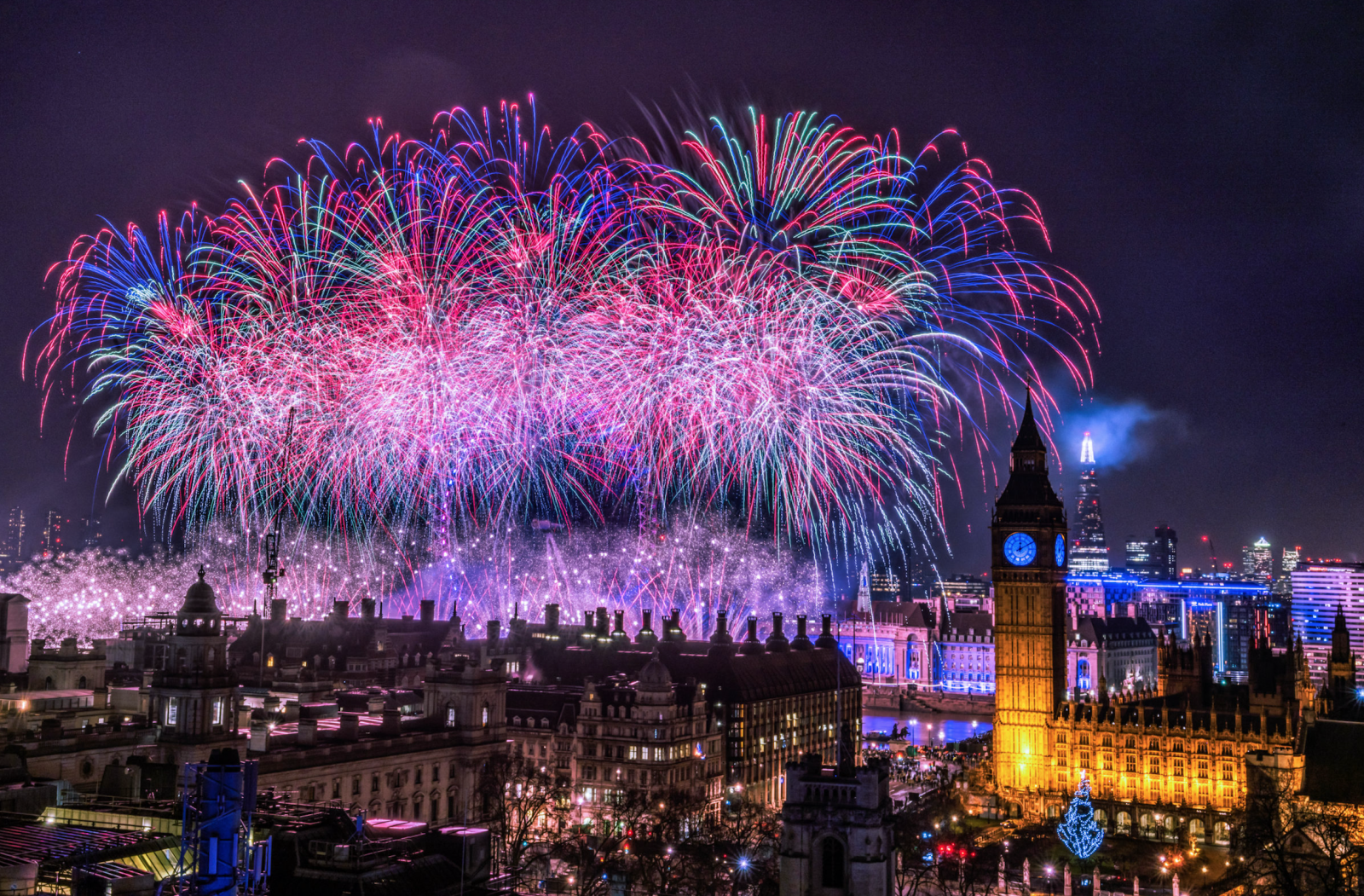 Fireworks over Westminster before politics 2020