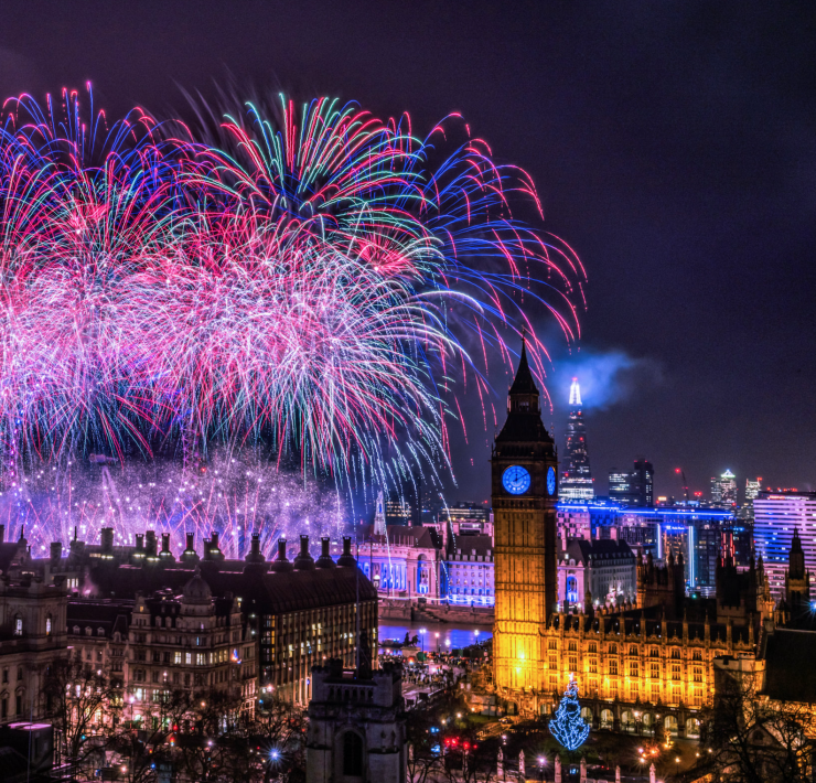 Fireworks over Westminster before politics 2020