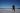 Man running on ice covered land