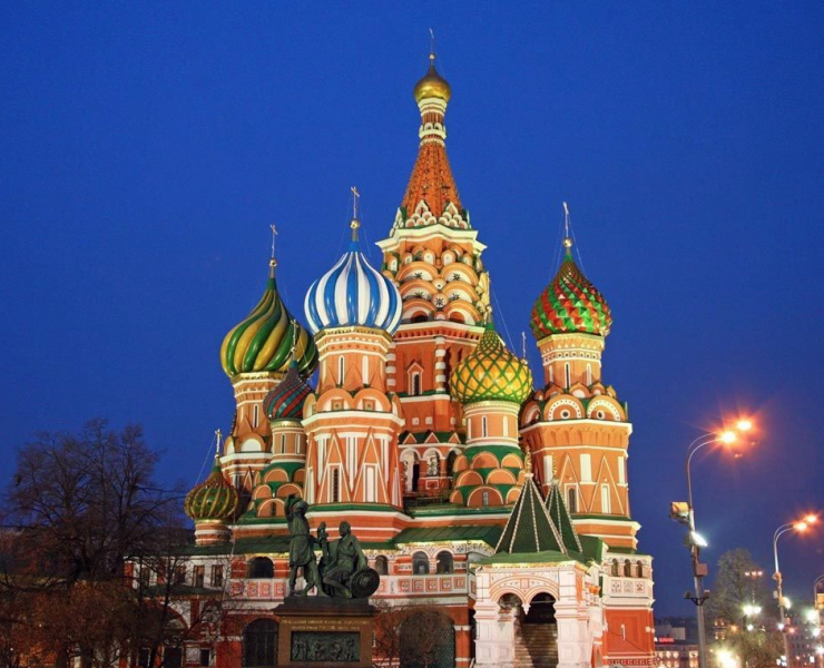 The Kremlin at night