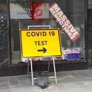 covid test sign