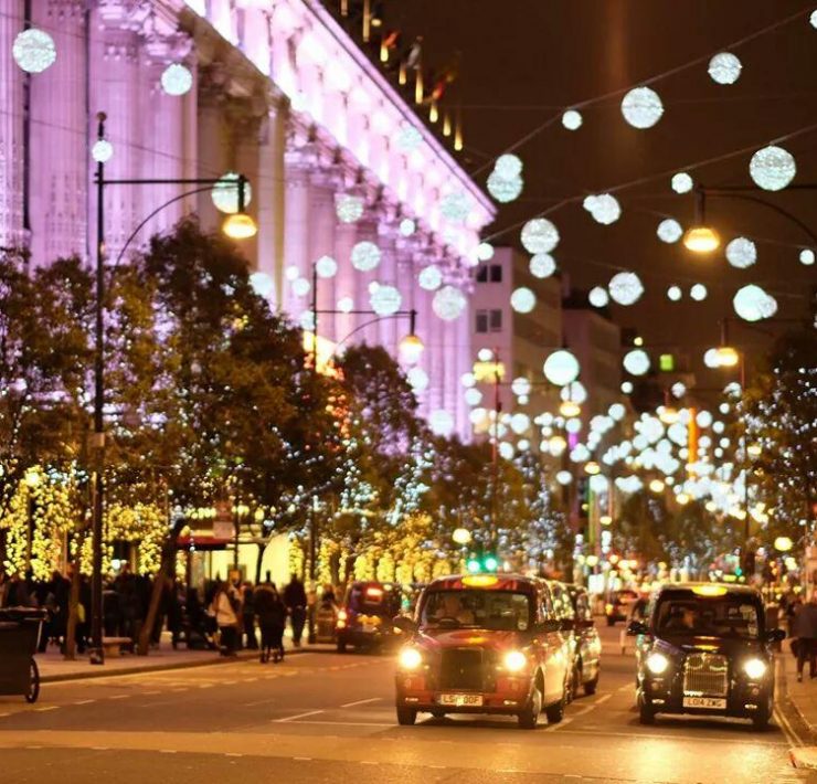 oxford street xmas lights