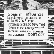 Spanish flu sign