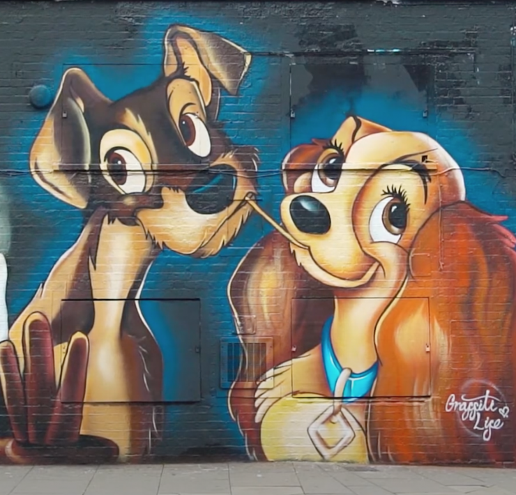 Lady and The Tramp Grafitti
