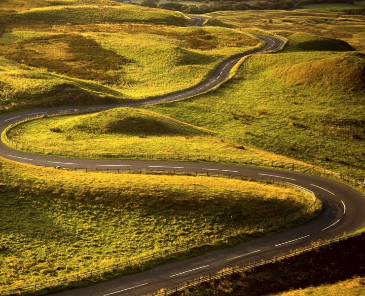 A long winding road