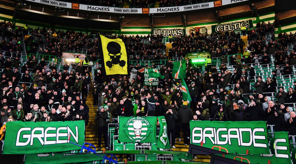 Celtic's 'Green Brigade' 