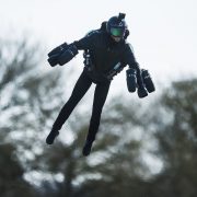 Richard Browning in his flying suit