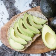 avocadoes on a board