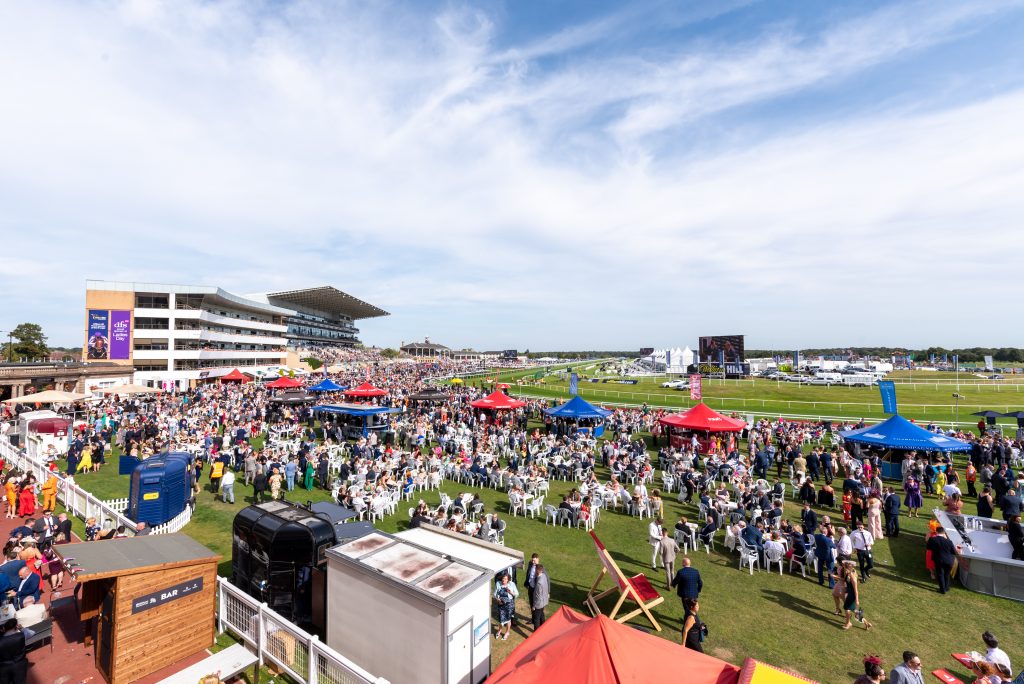 Doncaster Racecourse on St Leger Day