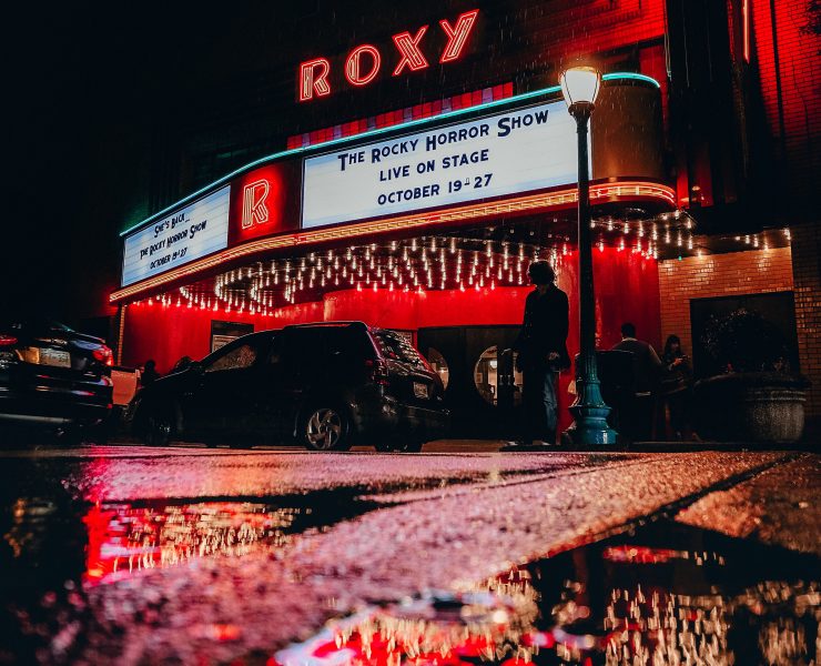 Sign for the rocky horror show at the Ritzy cinema