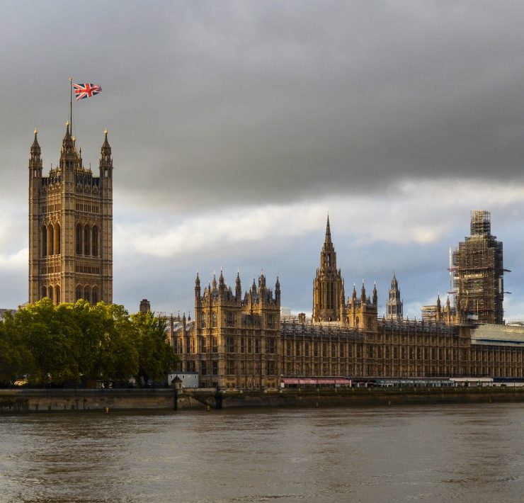 Palace of Westminster viewed from across the Thames